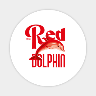 Red Dolphin Magnet